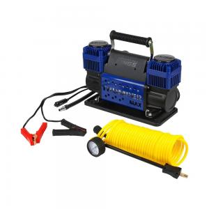Quality Powerful 12V/24V 150PSI Tyre Inflator with 2.4M Battery Clips and High Speed Inflation for sale