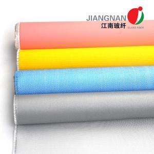 China Rubber Silicone Coated Fiberglass Fabric ​Thermal Insulation Cover 18OZ on sale
