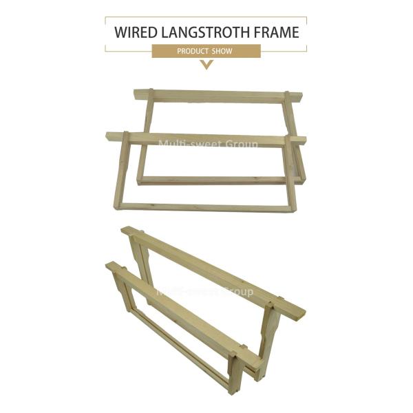 270g Natural Uncoated Pine Wood British Beehive Frame