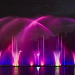 DMX Control Modern Floating Fountain With Computer Programmer