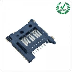 Quality Push Push Type Micro SD Card Connector 8pin 1.45H TF Reader Card for sale