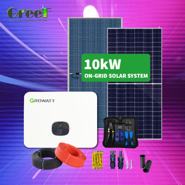 Buy 3 Years Guarantee Time On Grid Solar System With Monocrystalline Solar Panel And Monitoring System at wholesale prices