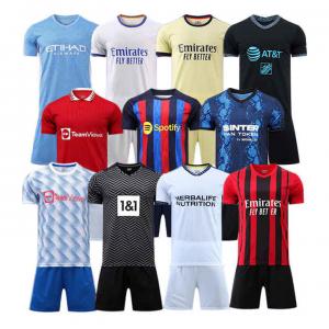 Quality Embroidered Custom Jersey Football Set Multiscene Anti Pilling for sale