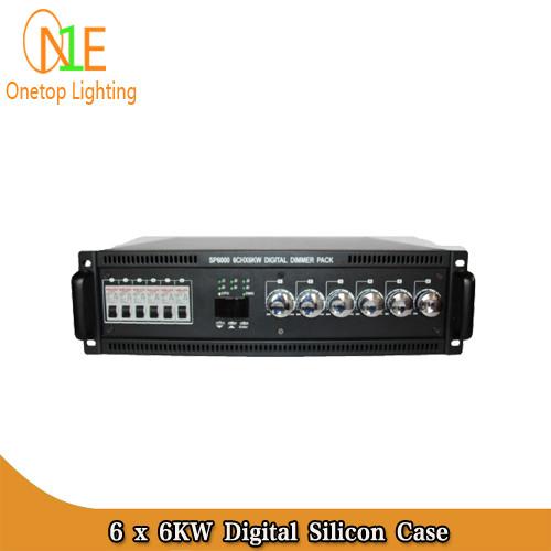 Buy 6 × 6KW Digital Silicon Case 6CH*6KW Digital DMX Silicon case for meeting room light at wholesale prices