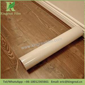 Quality 0.03mm-0.20mm Thickness Clear Transparent Self Adhesive Hardwood Floor Protection Film for sale