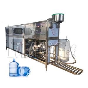 China Automatic Bottled 5 Gallon Water Filling Line Bucket Washing Filling Capping Machine Line on sale