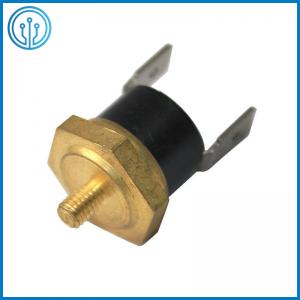China M4 Brass Screw 10A Bimetal Temperature Switch  85C OFF Bimetal Disc Thermostat on sale