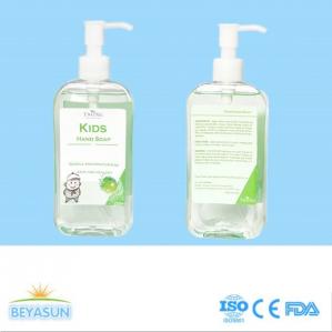 Quality 220ml Antiseptic Kid Hand Soap Sanitizer Multipurpose Oraganic Liquid Hand Wash With Pump for sale
