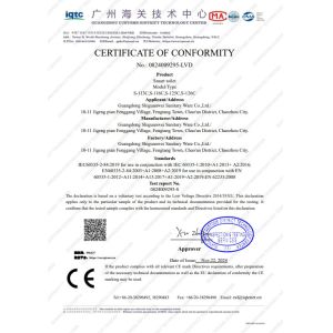 Chaoan Allwell Ceramics Industrial Co., Ltd. Certifications
