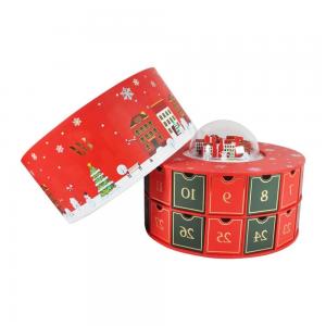 China Lattice Custom Gift Packaging Christmas Sweet Cylinder Gift Box on sale