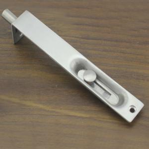 Quality Sunk slide action stainless steel flush bolt with flip lever for sale
