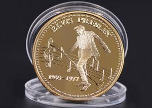 Quality Elvis Presley Famous Star Metal Custom Event Medals Of Rock Music Souvenir Coin for sale