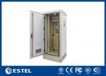 Anti Corrosion Powder Coated Thermostatic Outdoor Telecom Cabinet With Front