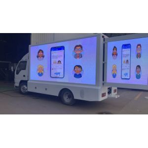 Buy cheap P3 P4 Mobile Billboard Truck Small Digital LHD LED Screen Advertising Van from wholesalers