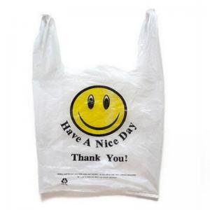 Quality Custom Printed Biodegradable Shopping Bags , PLA Degradable Plastic Bags for sale