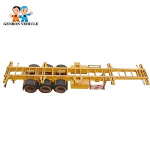 Buy cheap Air Suspension 12 Tyre Jost Type Container Semi Trailer from wholesalers