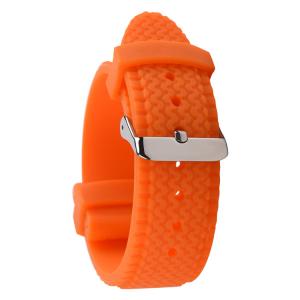 Quality 20mm Sport Watch Rubber Band , ROHS Soft Rubber Watch Strap Tire Pattern for sale