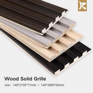 Quality Environmental Protection Wall Panel Wood Grille Groove Solid Wood Wall Panel for sale