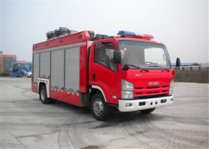 Quality ISUZU Chassis Lighting Fire Truck 4x2 Drive with Two main Lamp and Auxiliary Lights for sale