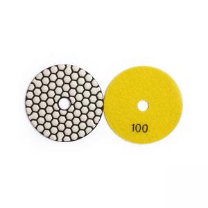 China 100 Grit Flexible Resin Bond Diamond granite sanding pads Dry Polishing Pad on sale