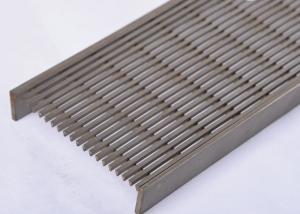 China Professional V- Shaped Wedge Wire screen Panel For Long Linear Floor Drain on sale