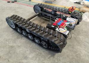 Quality Agricultural Machineries Rubber Track Undercarriage With Chassis / Power Transmission for sale