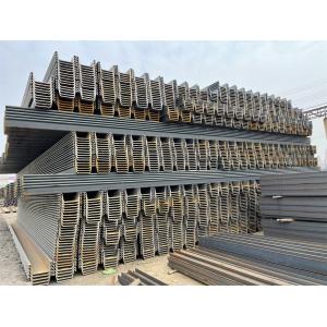 China UPVC Steel Z Type Sheet Pile 457MM Width Easy Handling on sale