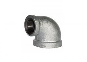 China 90 Degree Malleable Iron Pipe Elbow Threaded Pipe Fitting Dimensions on sale