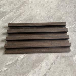 China Anti Aging Wood Plastic Composite Fluted WPC Wall Panels Cladding Exterior on sale