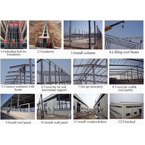 Pre-engineered Steel Structure Warehouse with Q355B/Q235B Frame