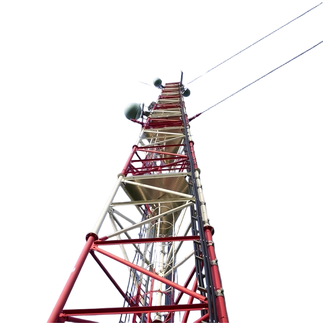 Buy cheap 3 Leg Guyed Wire Durable Galvanized Steel 30 40 50 65m 4G 5G Wifi Satellite from wholesalers