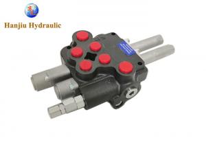 Quality 2 Levers Hydraulic Directional Control Valve 23gpm Air Manual Flow Rate Control Valve for sale
