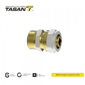 China High pressure conditions Compression Union Fitting Brass Male Adapter 25mm 62A on sale