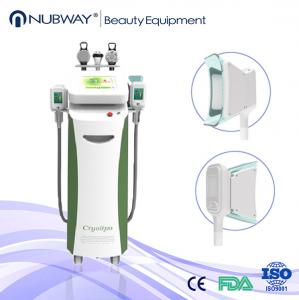 Quality 8.4 inch touch screen Cryo + RF + Cavitation fat freezing liposuction machine cryolipolysis with 3 for sale