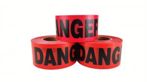 Quality High Tensile Strength PVC Restriction Warning Tape for Flexible for sale