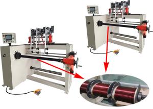 Quality PLC Control System Transformer Coil Winding Machine For Handling Three Same Coil for sale
