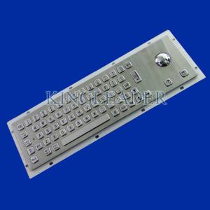 Buy cheap Ruggedized Panel Mount Metal Keyboard With Trackball / Stainless Steel Keyboard from wholesalers