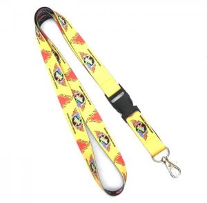 China Heavy Egg Hook Dye Sublimation Lanyards For Cell Phone / Covered Button on sale