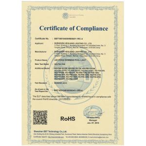 Shenzhen Heguang Lighting Co., Ltd. Certifications