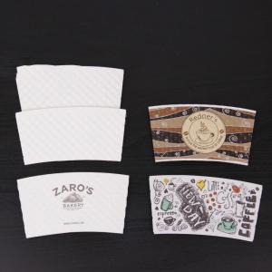China hot paper cup sleeve,custom paper coffee cup sleeve with logo,coffee paper cups on sale