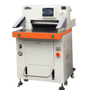 Buy cheap DB-520V8 Programmed Hydraulic Paper Cutting Machine 520mm With Touch Screen from wholesalers