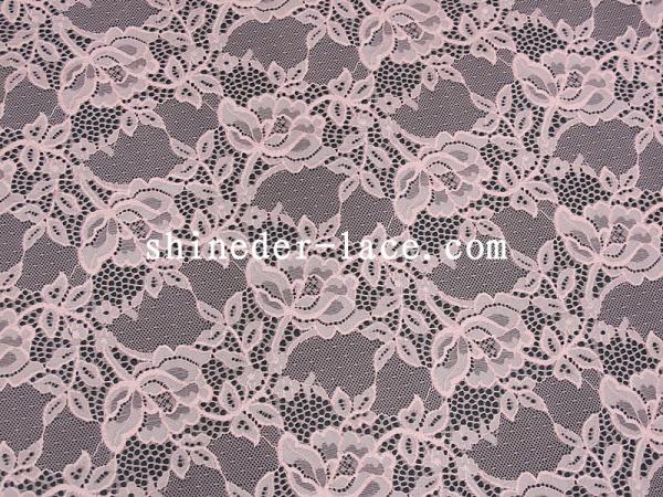 Buy Mesh Flower Stretch Lace Fabric Nylon Spandex Materail Fashion Design SYD-0178 at wholesale prices