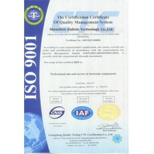 Hong Kong Jia Li Xin Technology Limited Certifications