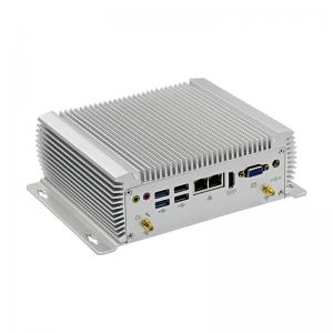 Quality 12V Industrial Box PC X86 Embedded Computer Mini PC 6 COM 8 USB With RS232 RS485 RS422 for sale