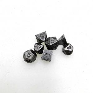 Quality Mini Polyhedral Dice Set in Long Tube Dungeons and Dragons RPG for sale