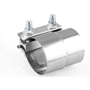 China Heavy Duty Stainless Steel Lap Joint Exhaust Band Clamp Exhaust Clamp Butt Joint on sale