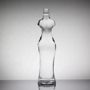 Quality Beauty Female Glass Bottle in Customized Shape for Wine Aficionados and Connoisseurs for sale