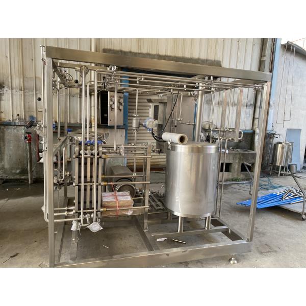 Customized 500-20000L/H Pasteurizer Machine With PLC 500-20000L/H Sterilizer For Apple/orange/coconut Processing Line SUS304/316