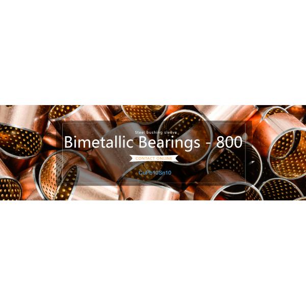 Cylindrical Bimetal Bushings-800 Metric Size