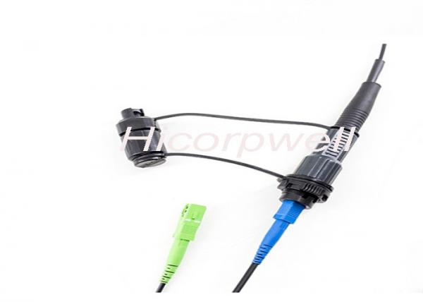 Buy IP 67 Fiber Optic Patch Cables SM Male Female Connectors Mini SC Connector at wholesale prices